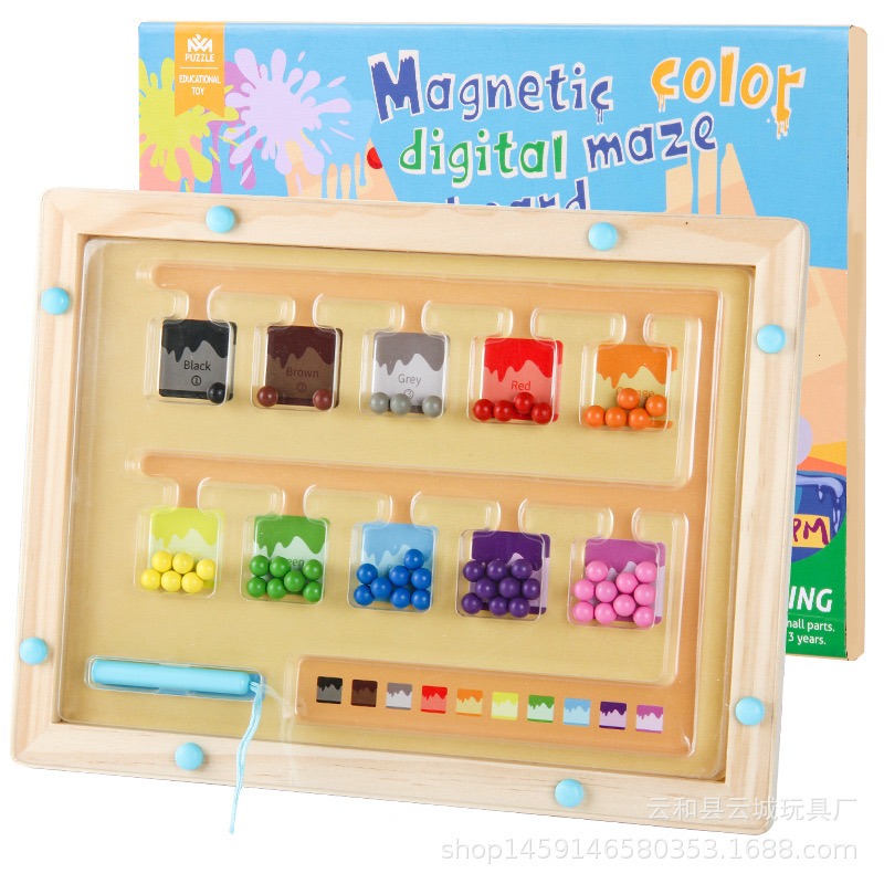 ماز مگنتی آموزش رنگ ها 1 ماز مگنتی آموزش رنگ ها