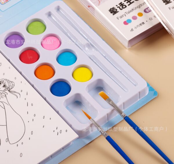 کتاب آبرنگی پالت دار بزرگ - Image 3