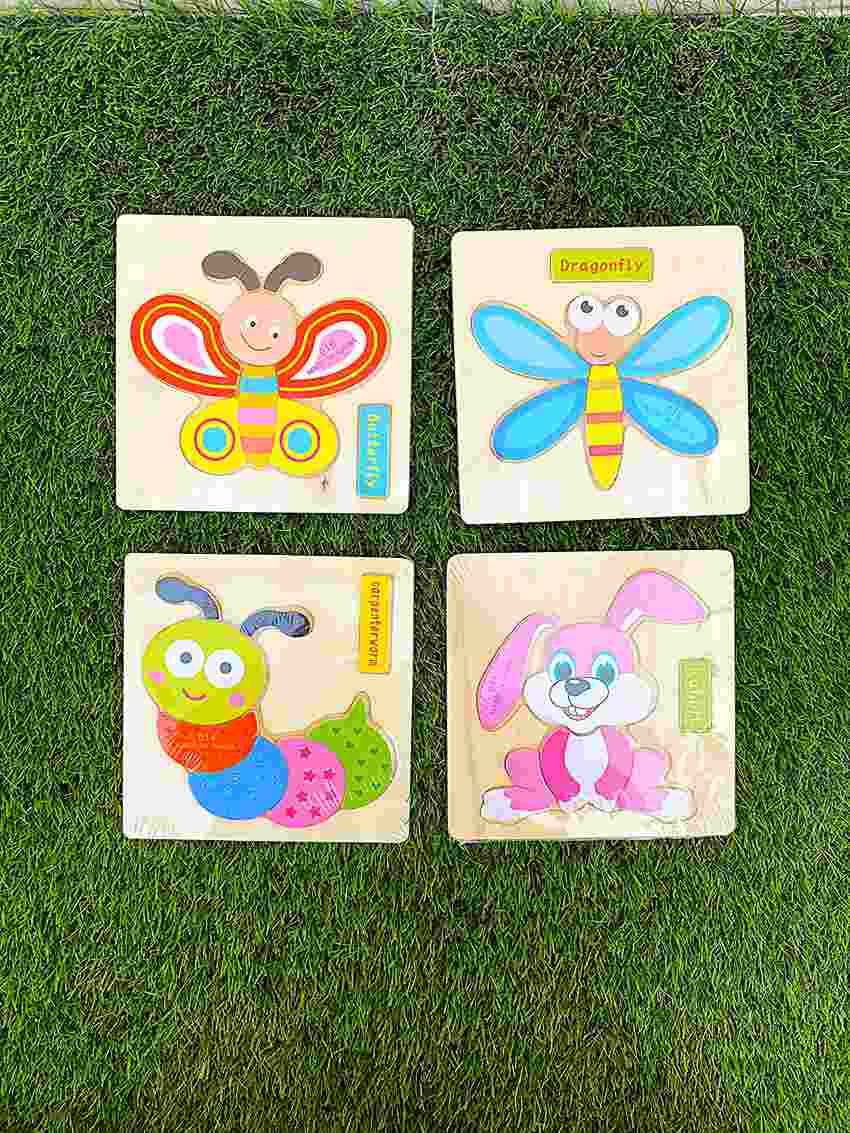 پازل چوبی ۶-۱۲ قطعه چوبی برجسته 11 پازل چوبی ۶-۱۲ قطعه چوبی برجسته - Image 11