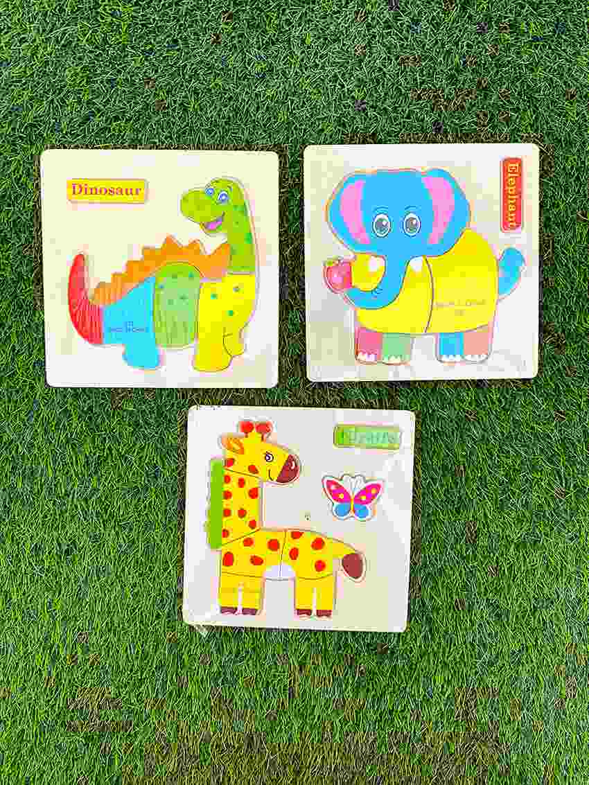 پازل چوبی ۶-۱۲ قطعه چوبی برجسته 7 پازل چوبی ۶-۱۲ قطعه چوبی برجسته - Image 7