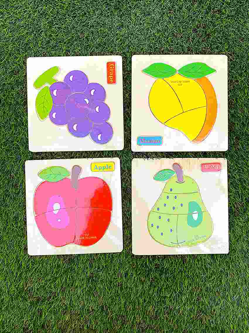 پازل چوبی ۶-۱۲ قطعه چوبی برجسته 10 پازل چوبی ۶-۱۲ قطعه چوبی برجسته - Image 10