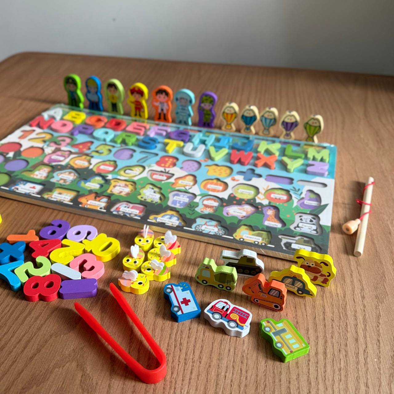 تخته مونته سوری ۸در ۱ چوبی 1 تخته مونته سوری ۸در ۱ چوبی