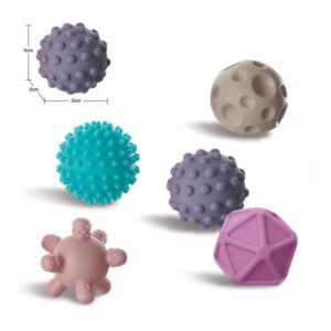 توپ‌های حسی سیلیکونی نوزاد (Soft Gum Toy)