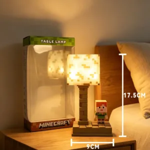 چراغ خواب رومیزی ماینکرفت (Minecraft Table Lamp)