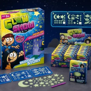 استیکر شب تاب ماه و ستاره و سیارات کودک \| Glow in the Dark